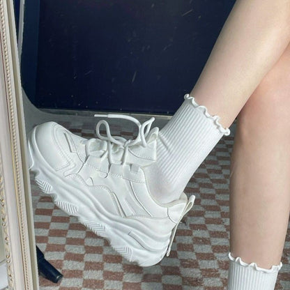Damen Sneaker Sportlich Atmungsaktiv Mit Verstärkung