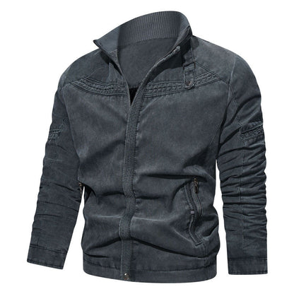 Herren Übergangsjacke Robust mit Steppung und Reißverschlusstaschen