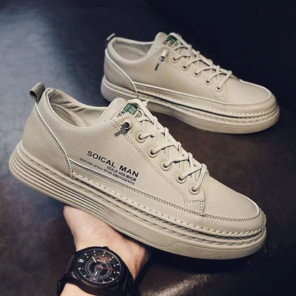 Herren Sneaker Leder Obermaterial Weich und Dämpfend