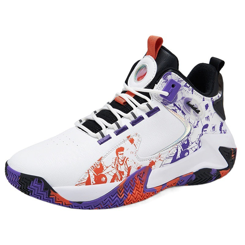 Damen Basketball Sneaker Stoßdämpfend Rutschfest Sportlich