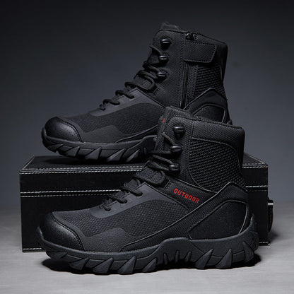 Herren Tactical Stiefel Strapazierfähig Rutschfest Outdoor