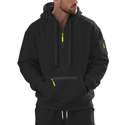 Herren Kapuzenpullover Modern Reißverschluss Trendig