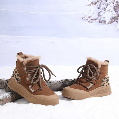 Damen Winterstiefel Sneaker Boots Warm Isoliert Rutschfest