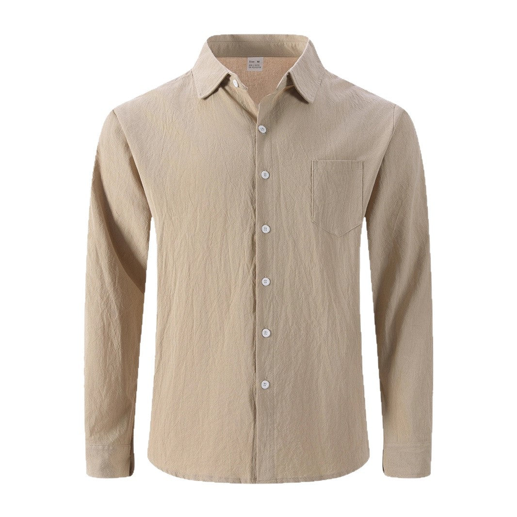 Herren Hemd Elegantes Design Moderner Schnitt Knopfverschluss