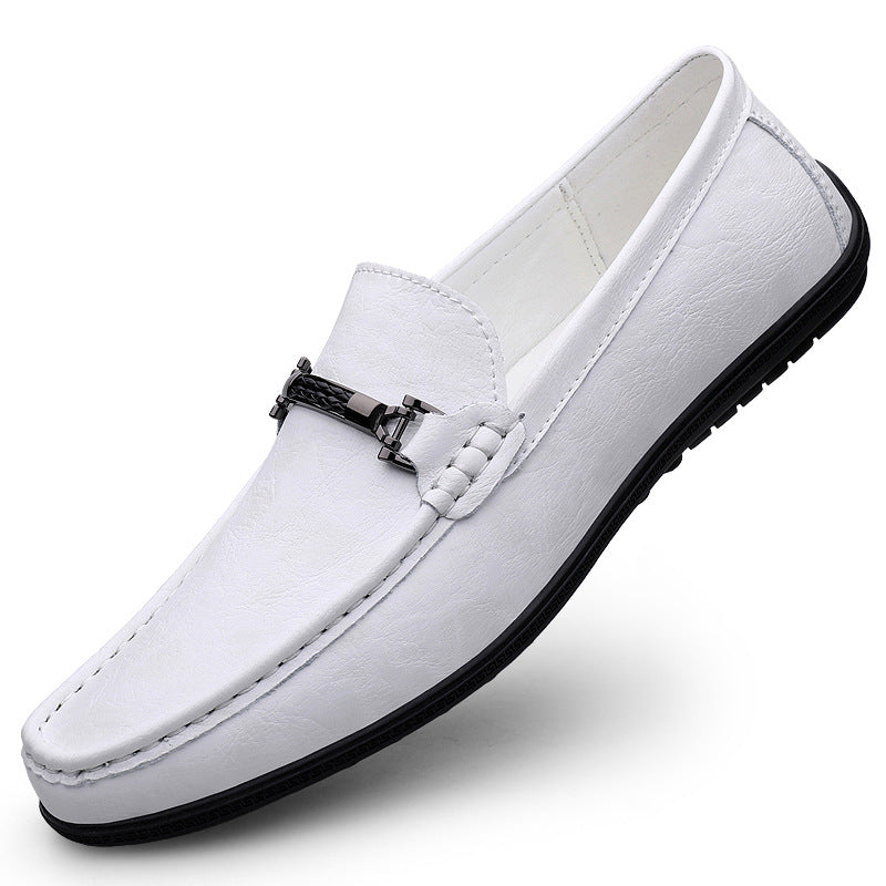 Damen Mokassins aus Leder mit Schnallenverschluss Elegante Schuhe - BerlinGlamour