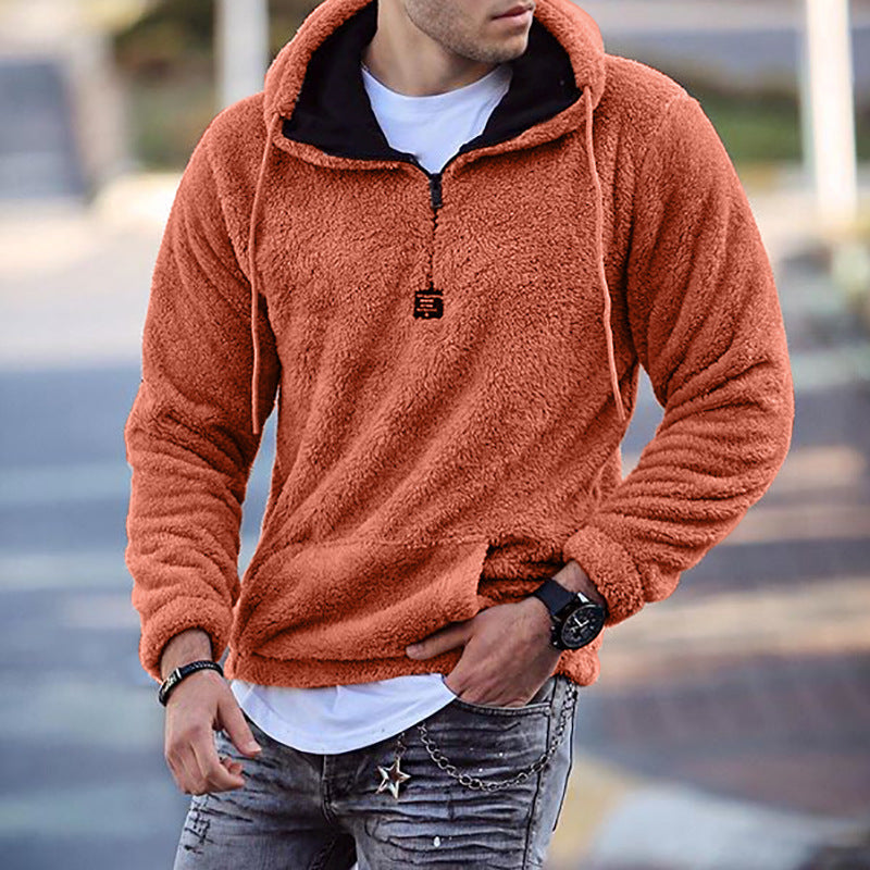 Herren Hoodie Mit Halbzipper Trendig Bequem