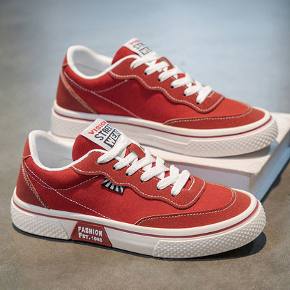 Damen Sneaker Bequem Canvas Weiße Schuhe Modisch