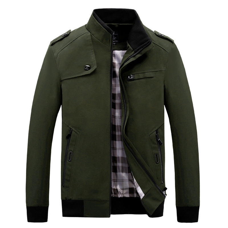 Herren Übergangsjacke Modern mit Taschen und Slim-Fit