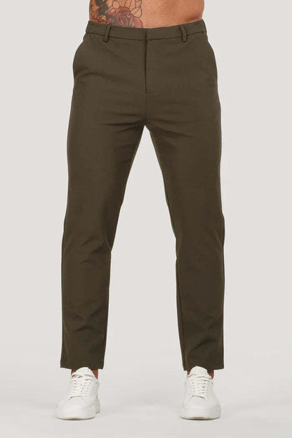 Herren Chino-Hosen Elegant Bequem Slimfit