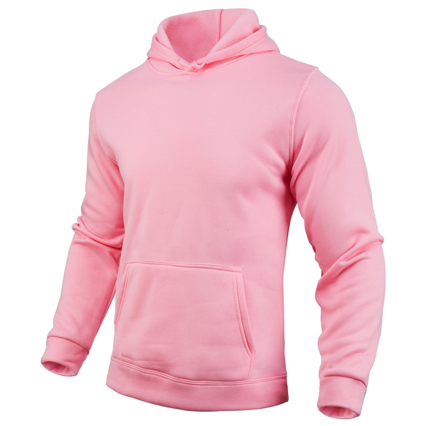 Herren Hoodie Übergroß Kängurutasche Großmaschen Pullover