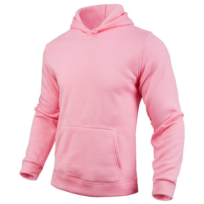 Herren Hoodie Übergroß Kängurutasche Großmaschen Pullover