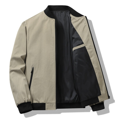 Herren Bomberjacke Urban Style Schwarz Weiß