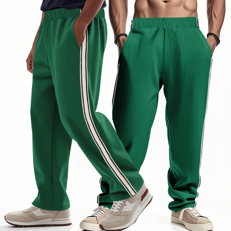 Herren Sporthose Bequem Elastisch Mit Streifen