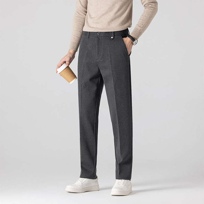 Herren Freizeithose Strukturmuster Elegant Bequem