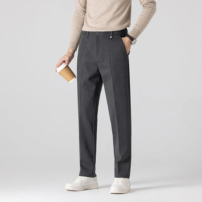 Herren Freizeithose Strukturmuster Elegant Bequem