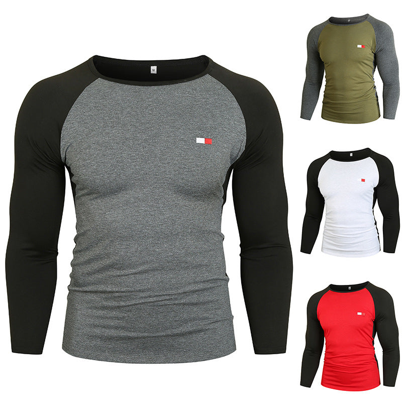 Herren T-Shirt Langarm Baumwolle Weich Berlin Style
