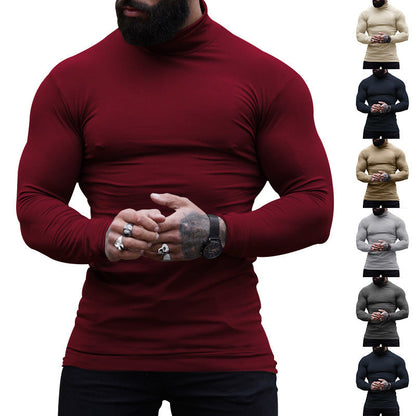 Herren Rollkragenpullover Weich Elastisch Modern - BerlinGlamour
