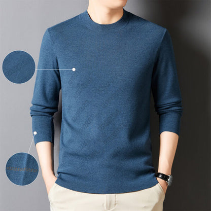 Herren Pullover Rundhals Eleganter Baumwolle Qualität