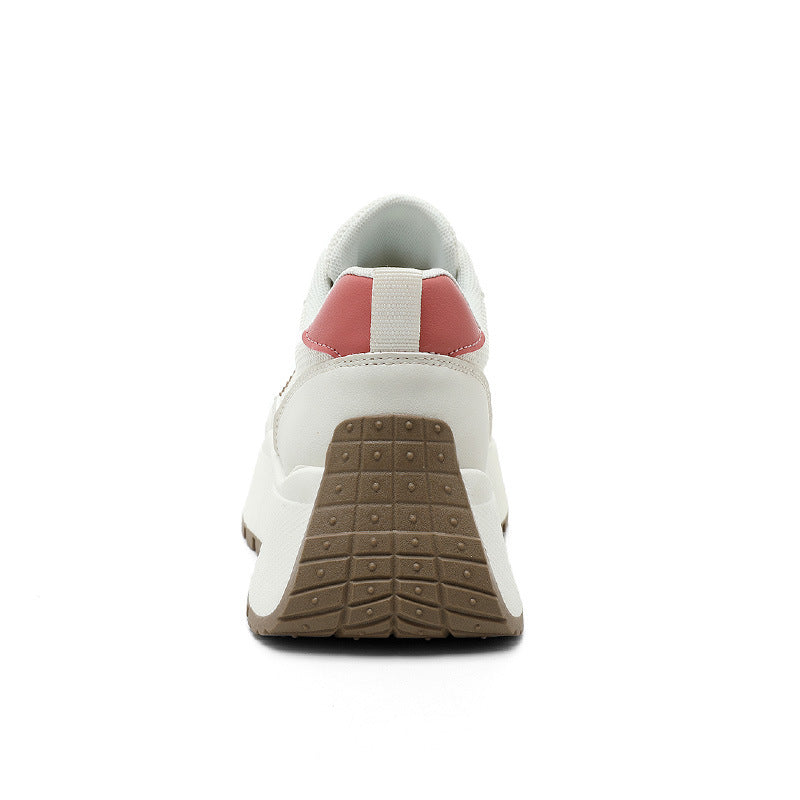 Damen Plateau Sneaker Atmungsaktiv Laufschuhe Modisch
