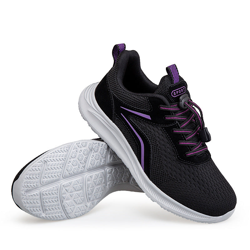 Damen Laufschuhe Leicht Mesh Schnellschnürsystem Sport