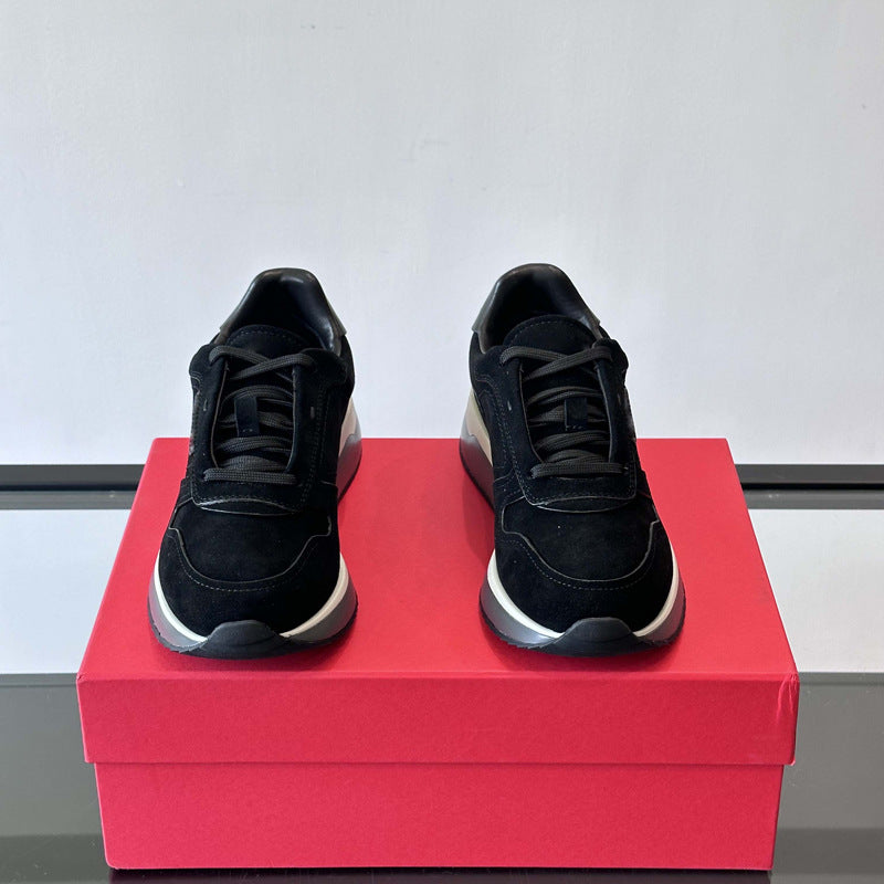 Damen Sneaker Sportlich Rutschfest Wildleder Schuhe - BerlinGlamour