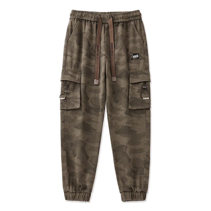 Herren Cargohose Elastic mit Reißverschlusstaschen Flexibel