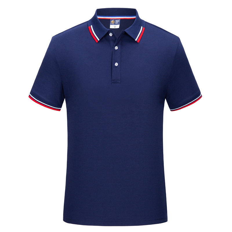Herren Poloshirt Atmungsaktiv Modern Kontrast Details