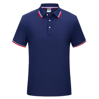 Herren Poloshirt Atmungsaktiv Modern Kontrast Details