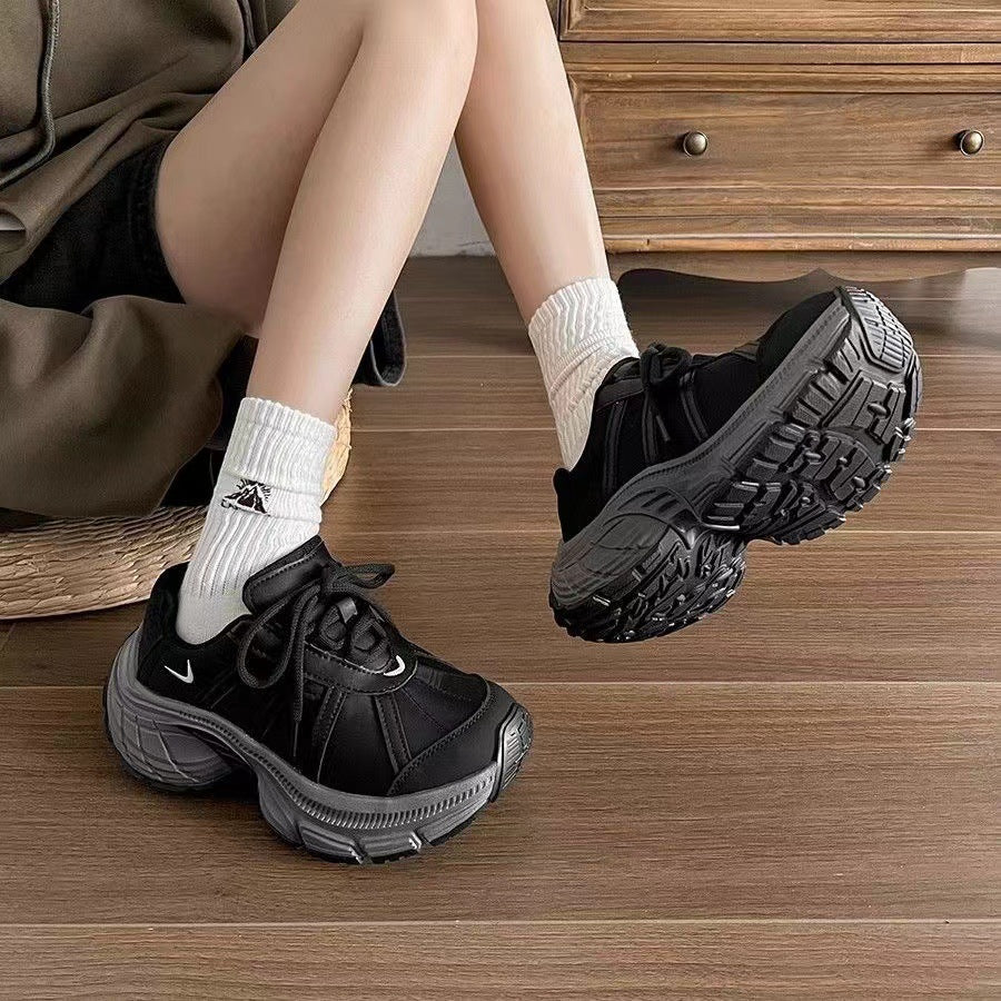 Damen Sneaker Sportlich Chunky mit Dämpfung Bequem