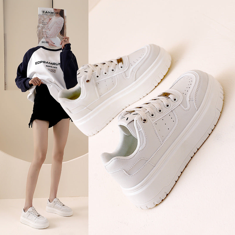 Damen Sneaker HochPlateau Atmungsaktiv Modisch - BerlinGlamour