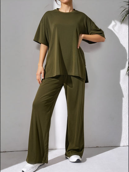Damen Freizeit Set Weites Oberteil Bequem
