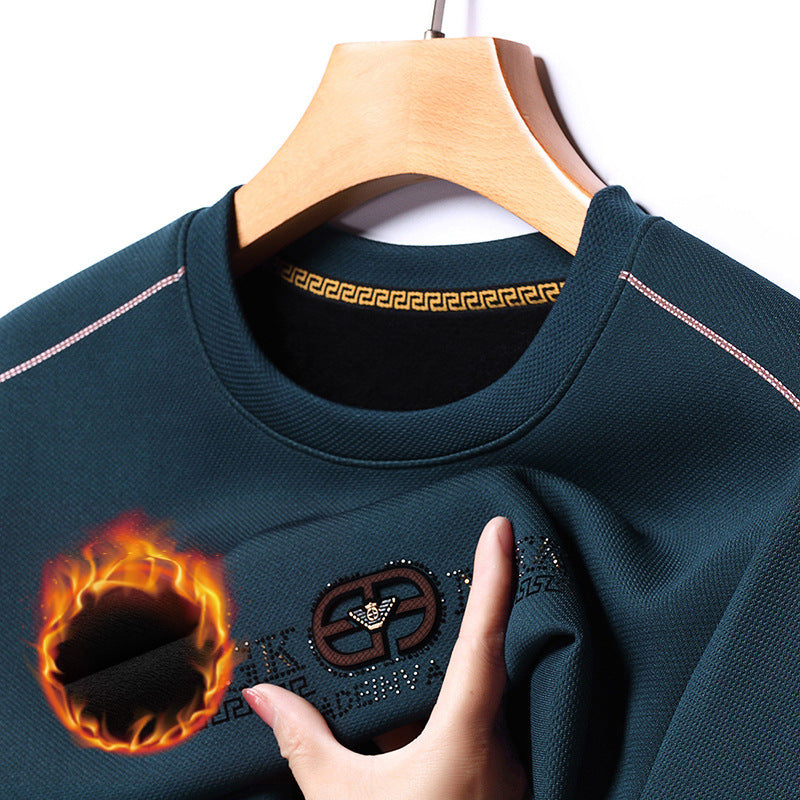 Herren Sweatshirt Wärmeisolierung Winterwarm Mit Kapuze
