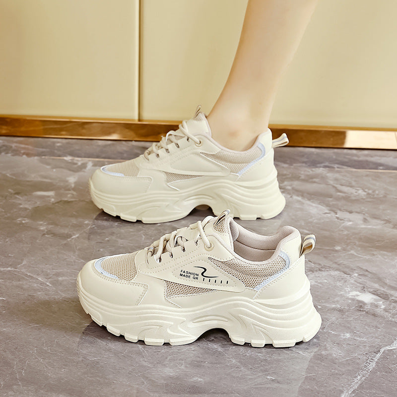 Damen Sneaker Chunky atmungsaktiv Stoßdämpfer
