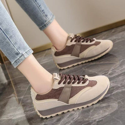 Damen Sneaker Sportlich Atmungsaktiv Mit Weicher Sohle
