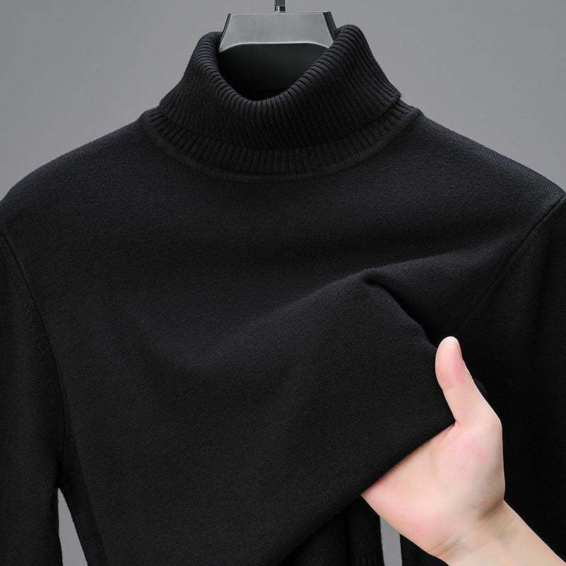 Herren Rollkragenpullover Eleganter Baumwolle Modern