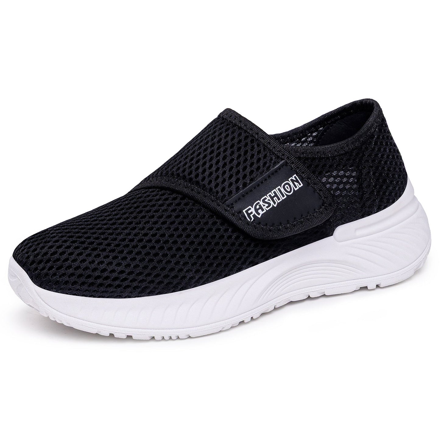 Damen Sport-Schuhe Freizeit Klettverschluss Bequem