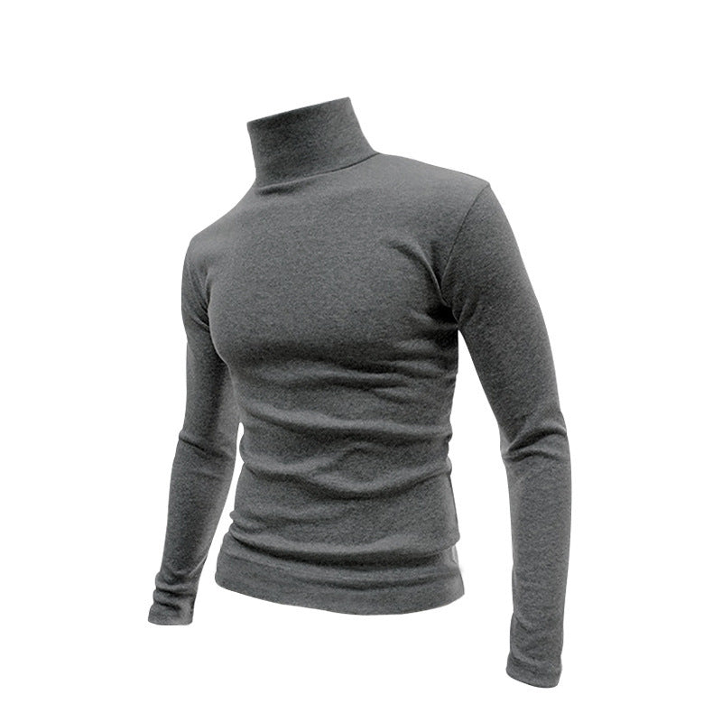 Herren Rollkragenpullover Feine Baumwolle Modern