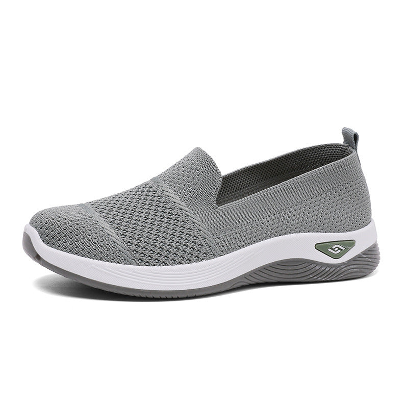 Damen Freizeitschuhe Atmungsaktiv Slip-On elastisch Bequem