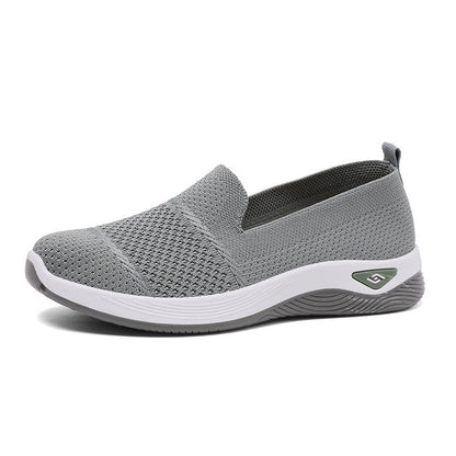Damen Freizeitschuhe Atmungsaktiv Slip-On elastisch Bequem