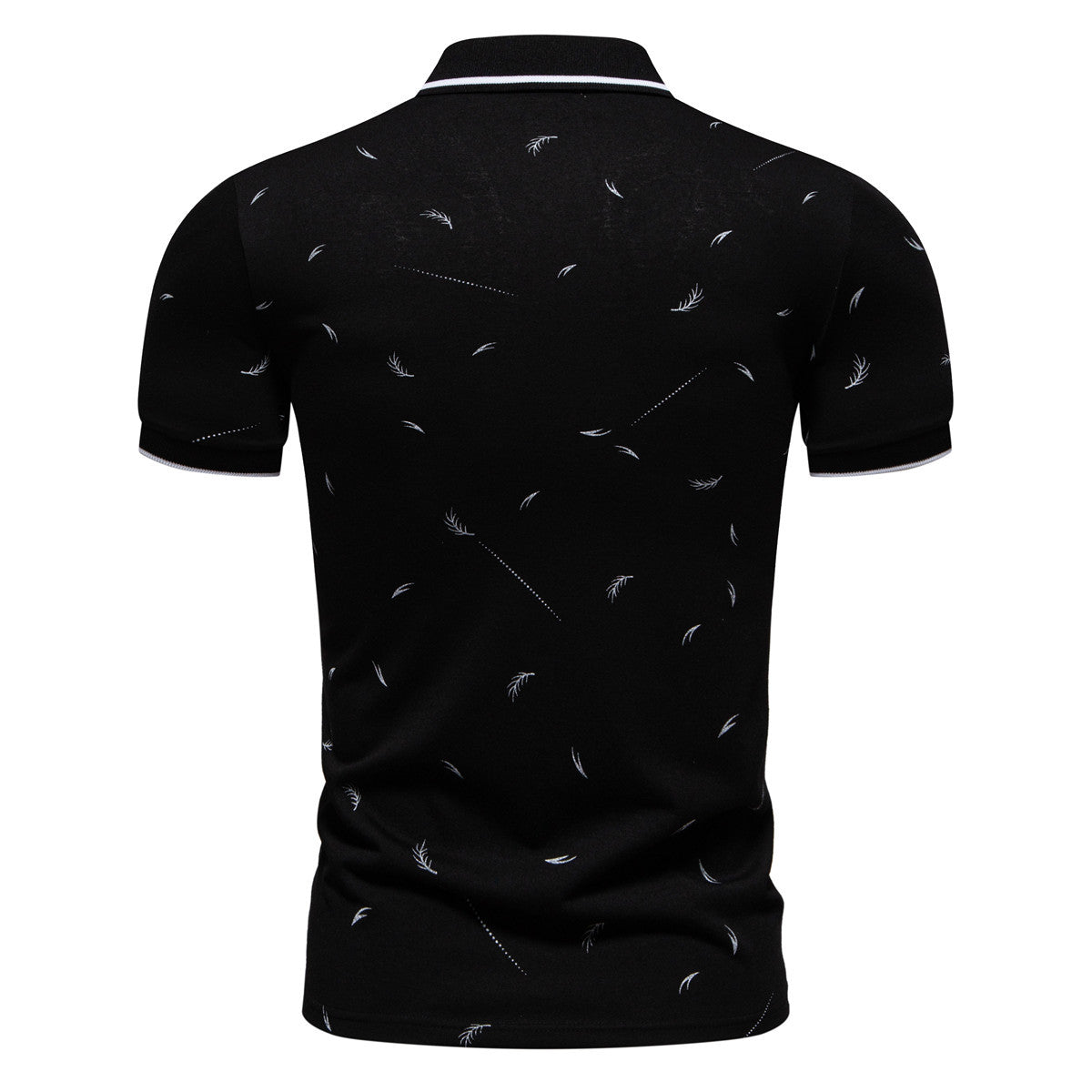 Herren Poloshirt Modern mit Druck Baumwolle Hochwertig