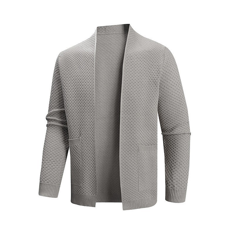 Herren Strickjacke Modern mit Taschen Großstadtchic