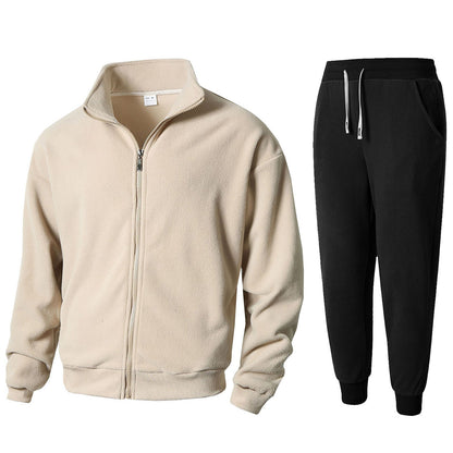 Herren Fleeceanzug Warm mit Hochkragen Sportlich - BerlinGlamour