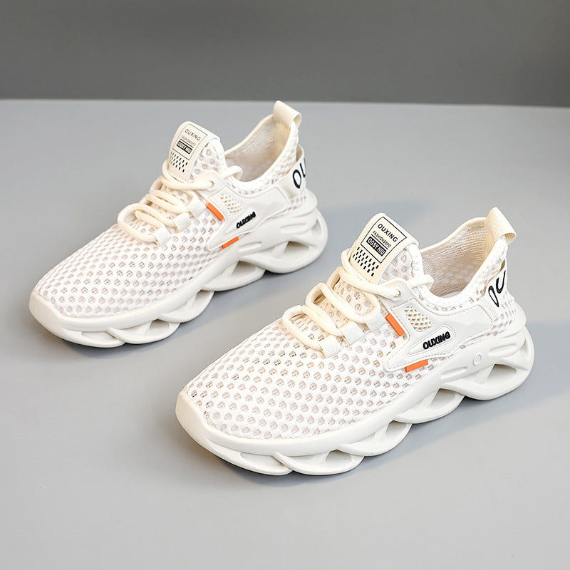 Damen Sneaker Sportlich Mesh Leicht mit Ergonomischem Sohlenprofil