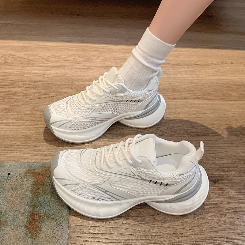 Damen Laufschuhe atmungsaktiv mit Weichsohle und Mesh-Oberfläche