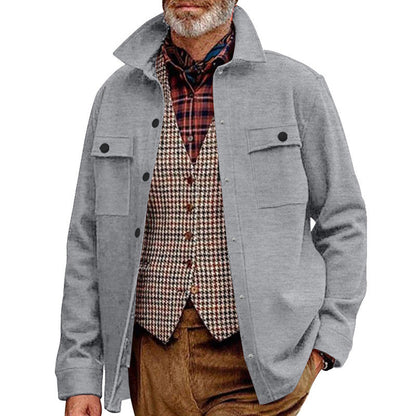 Männer Outdoorjacke Lässig Praktisch Modern