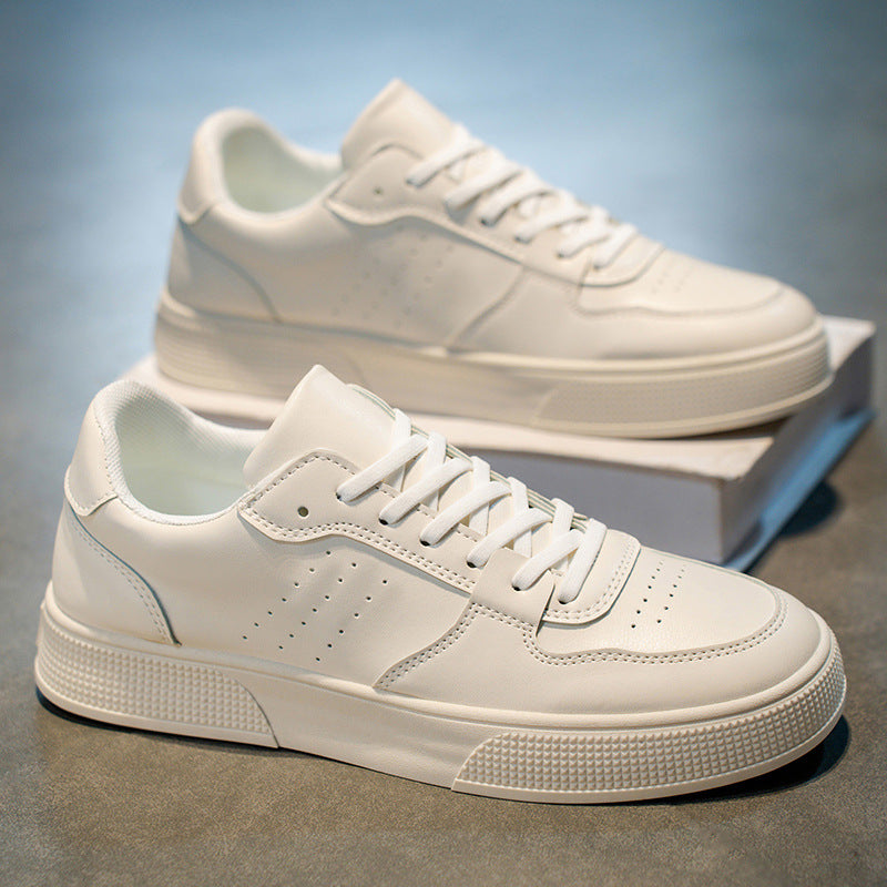 Damen Sneaker Sportlich Bequem Leder Rutschfest