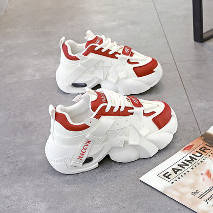 Damen Sneaker Chunky Bequem Gepolstert Sportlich