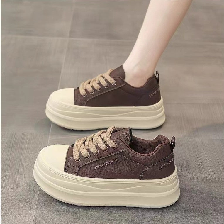 Damen Sneaker Modisch Elastisch Kontrast Sohle