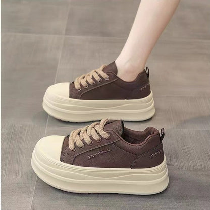 Damen Sneaker Modisch Elastisch Kontrast Sohle