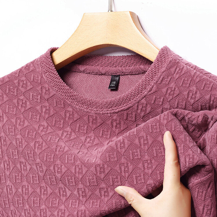 Herren Strickpullover Modern 3D Muster Hochwertig